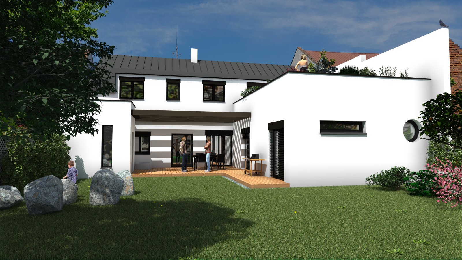 Stavební úpravy rodinného domu - Hulín