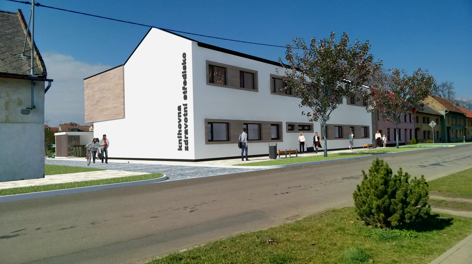 Novostavba polyfunkčního objektu - Zborovice