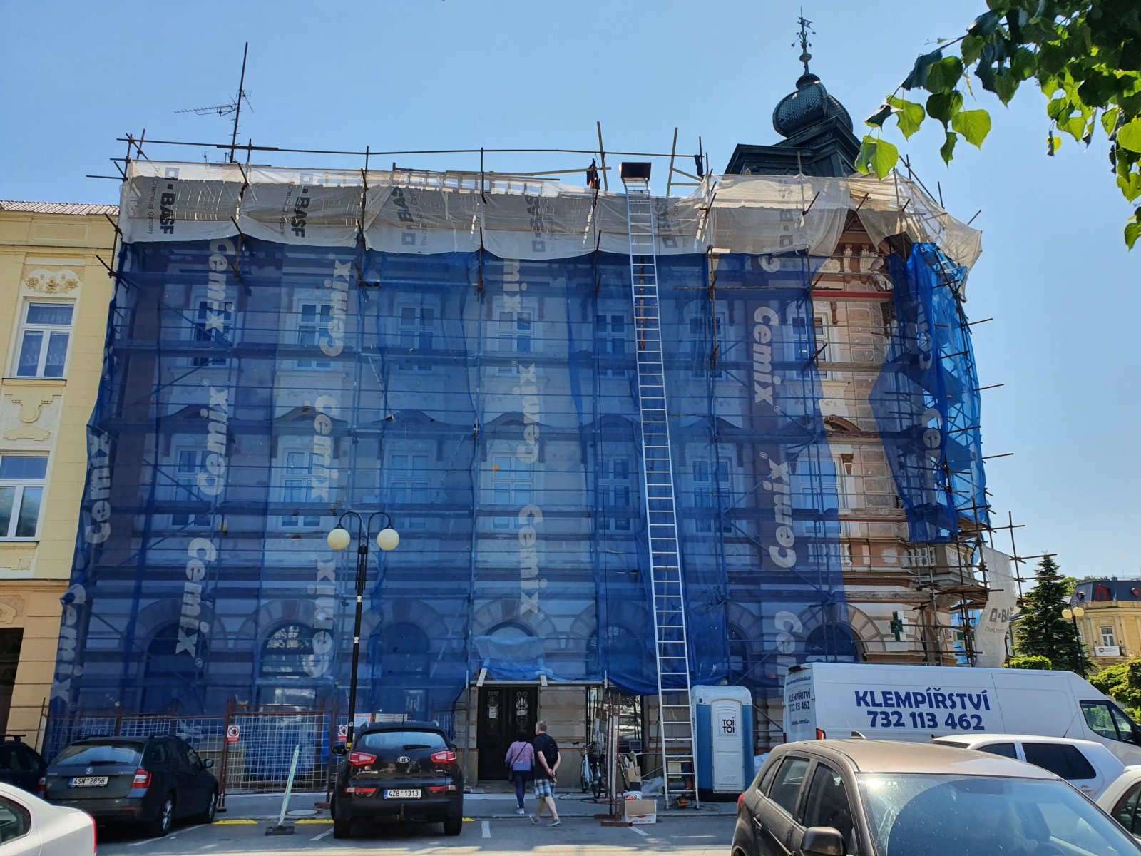 Oprava fasády historického objektu - Kroměříž