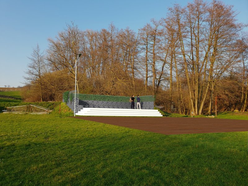 Venkovní pódium - Medlov